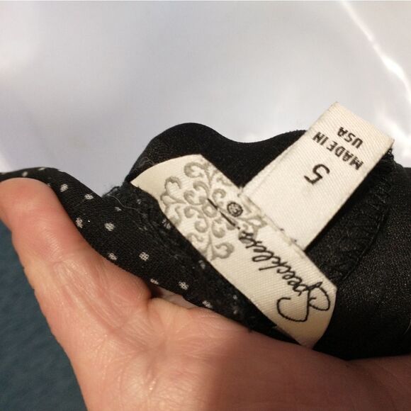 Speechless strapless high low  polka dot dress 5 - Picture 4 of 8